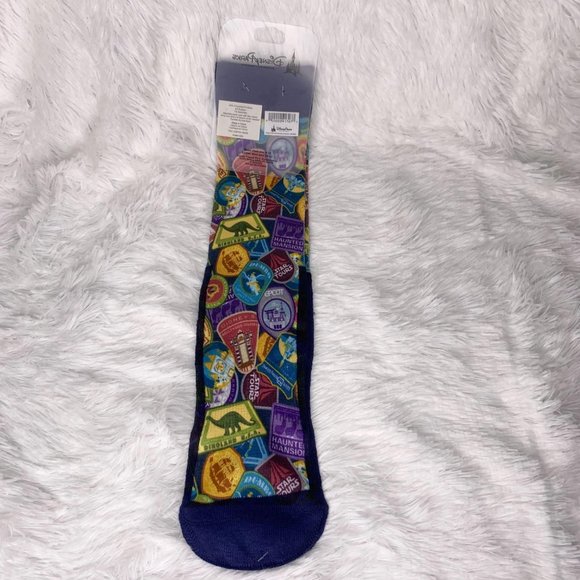 Walt Disney World Attraction Passport Socks - Picture 2 of 2
